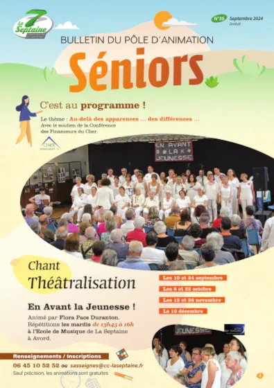 Bulletin du Pôle d'Animation Senior - Septembre 2024