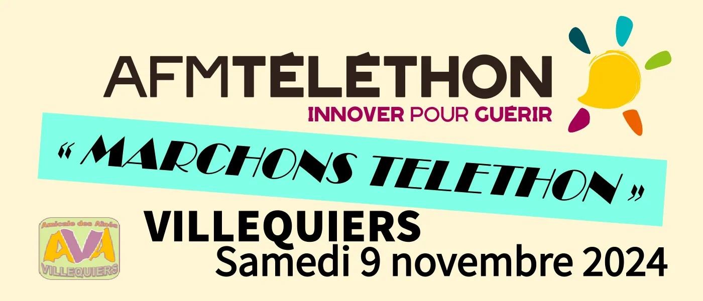 Telethon 2024 - marchons ensemble